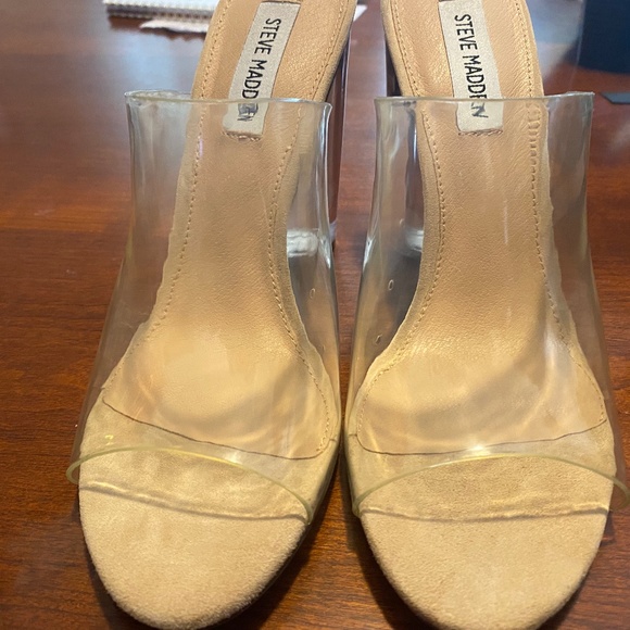 Steve Madden Classify Clear Heels 